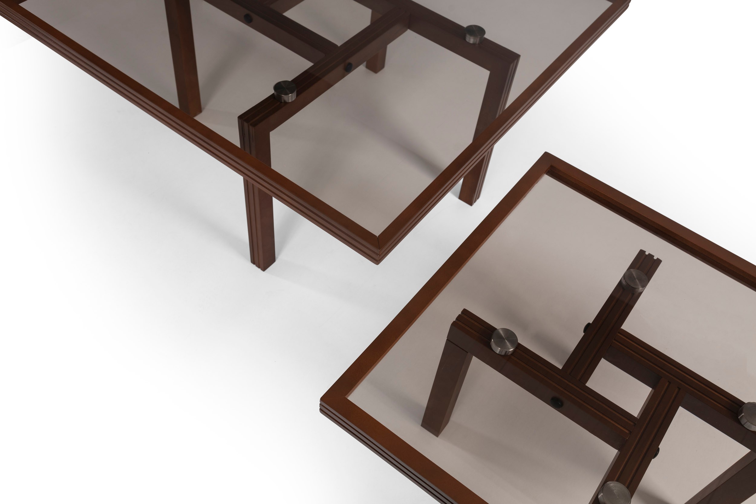 Puzzle Coffee Table | Tampered Glass | Square Center Table