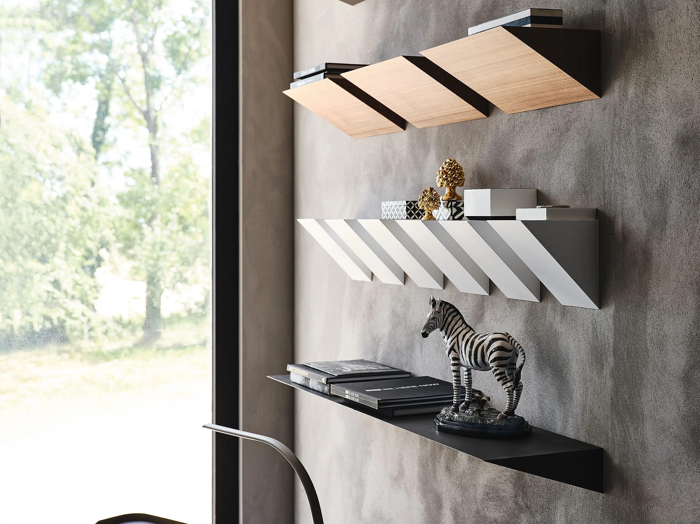 DOLA Wooden wall shelf