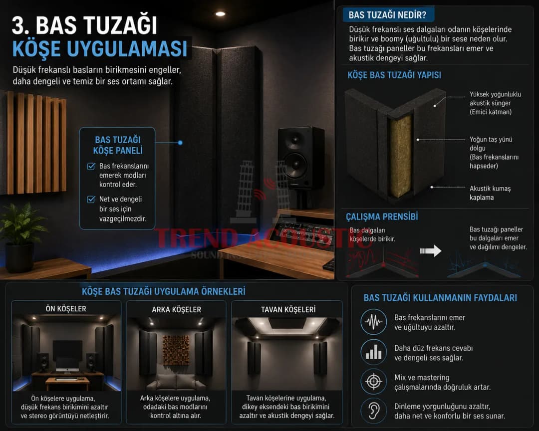 Bas tuzağı köşe uygulaması
