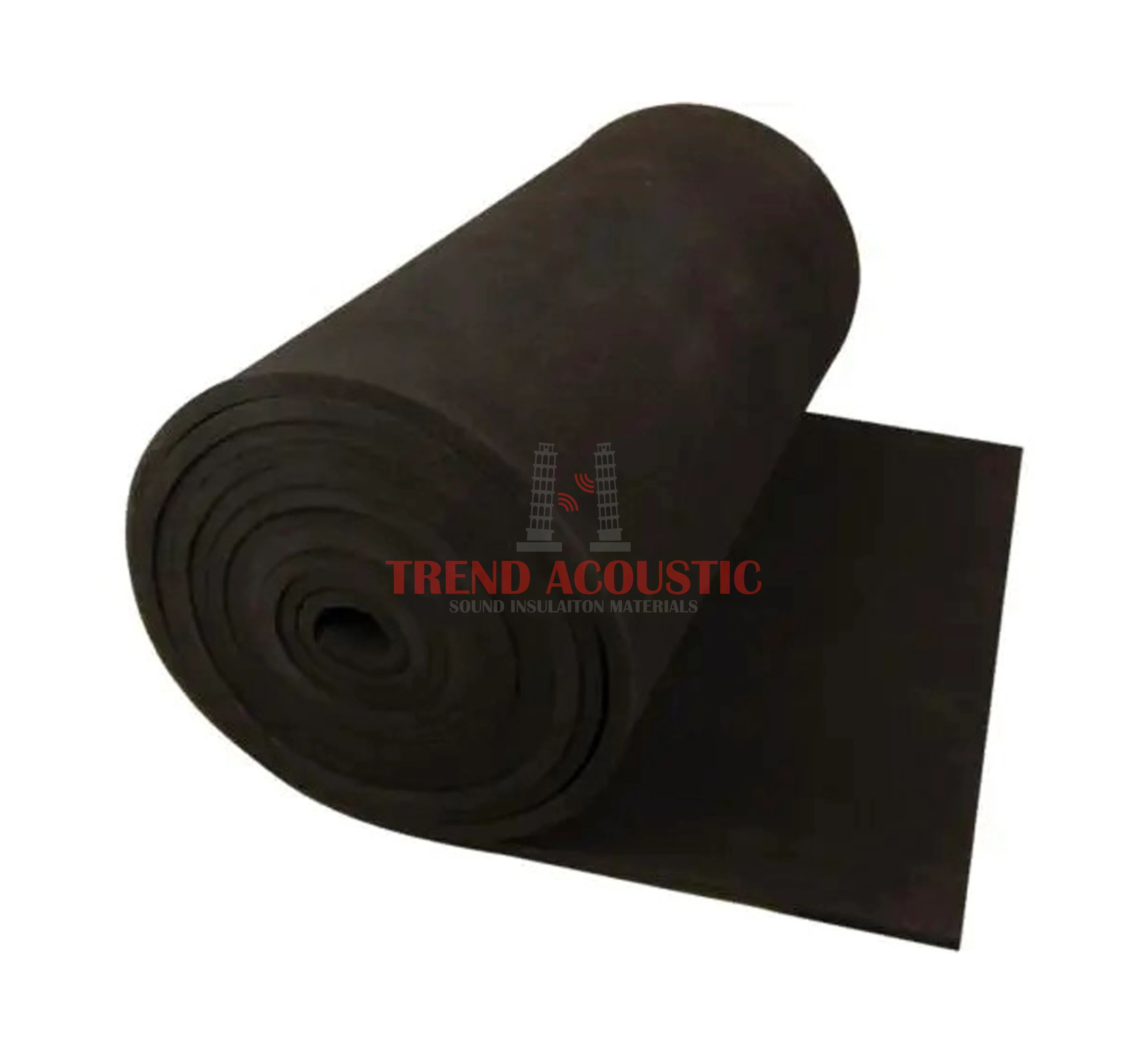 30 mm Düz Yanmaz Akustik Sünger - 10 m2 Rulo