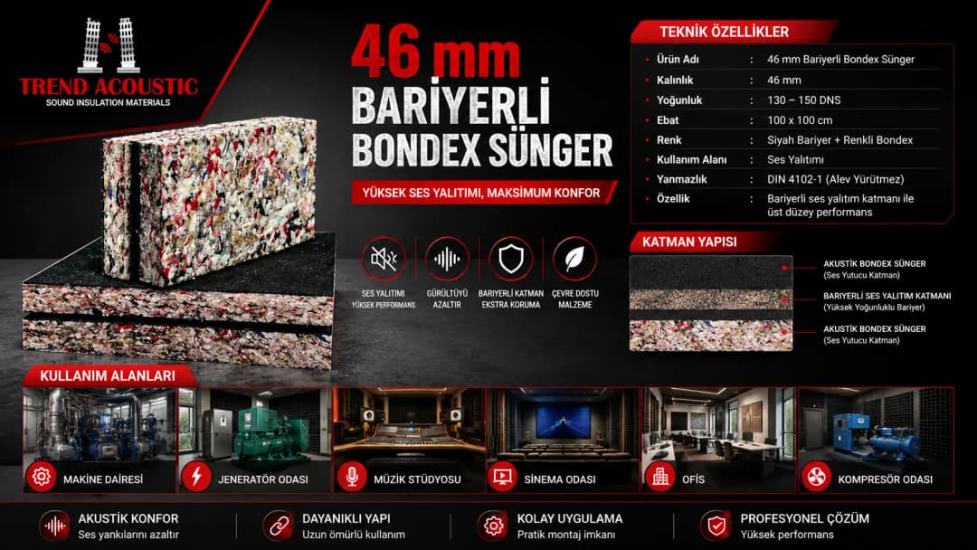46 mm Bariyerli Bondex Sünger ürün detayı