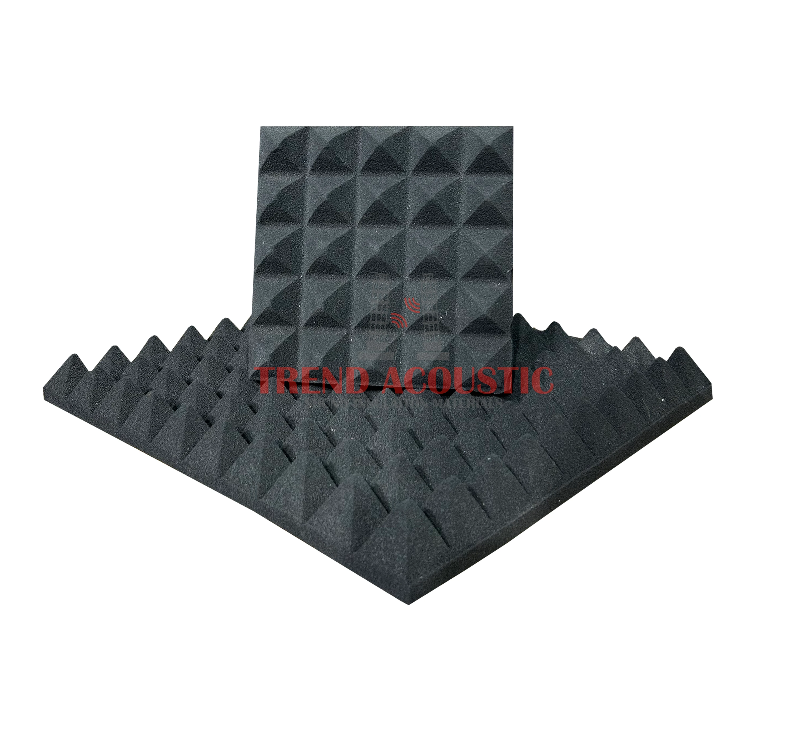 Yanmaz Akustik Piramit Sünger 4 cm