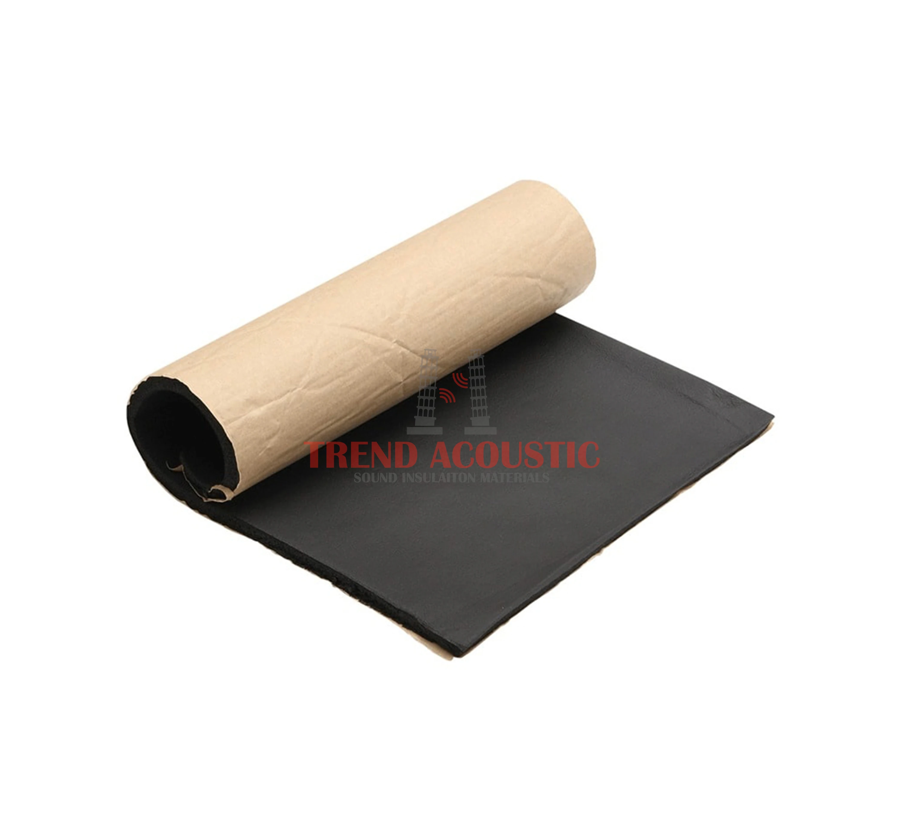 30 mm Yapışkanlı Düz Yanmaz Akustik Sünger - 10 m2 Rulo