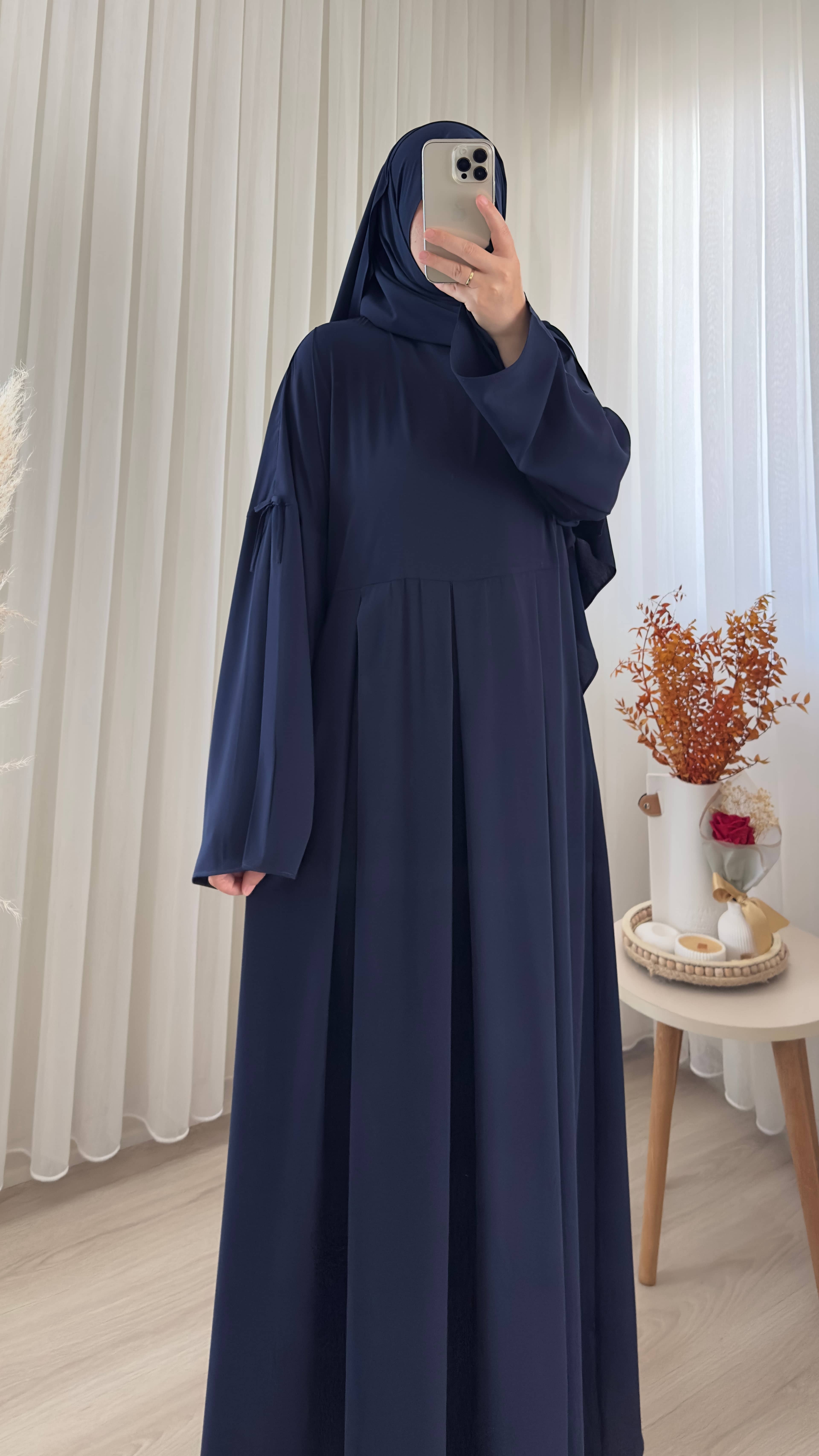 Meyra Elbise Ferace - LACİVERT