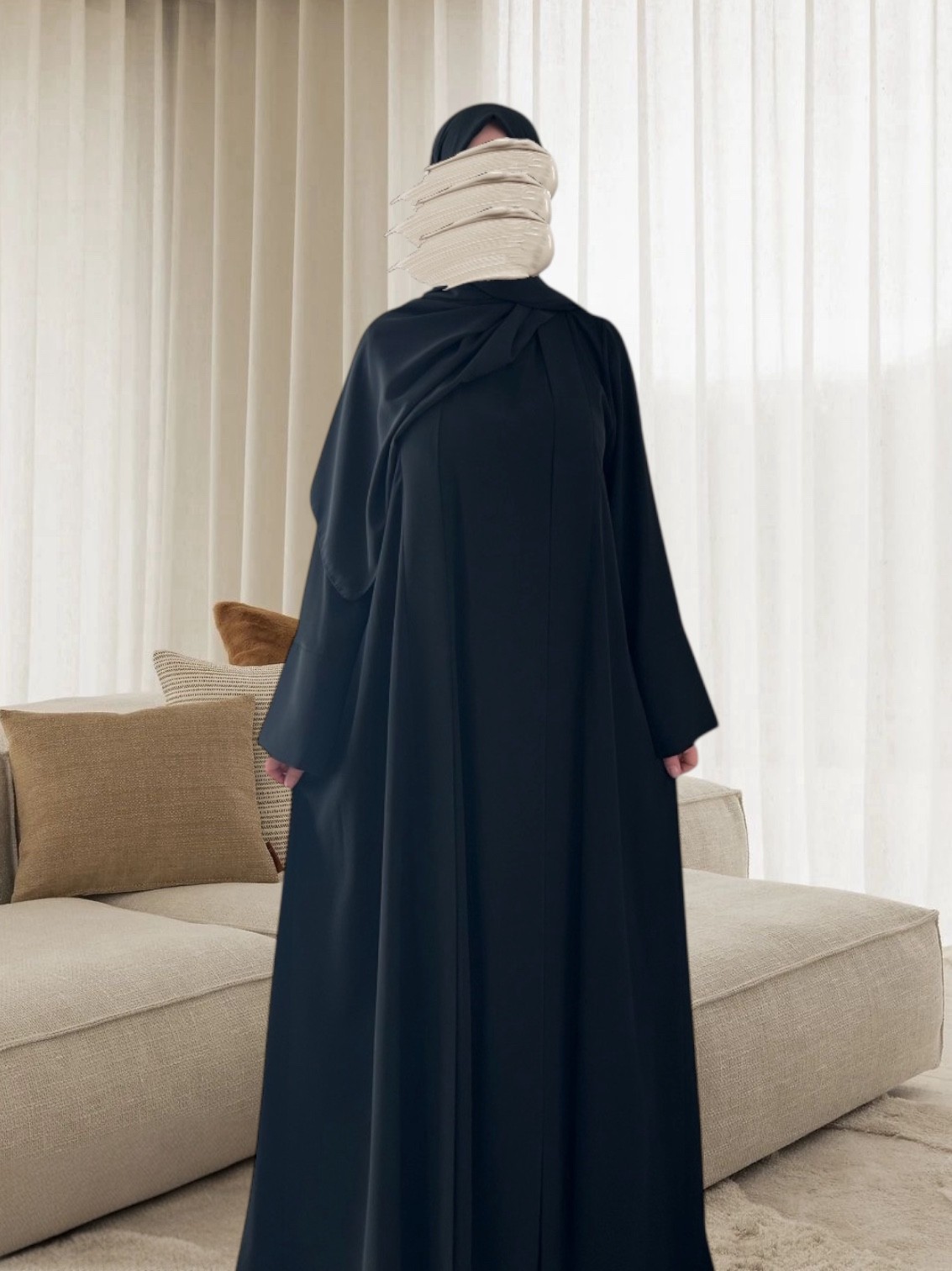 Abaya Ferace - SiYAH