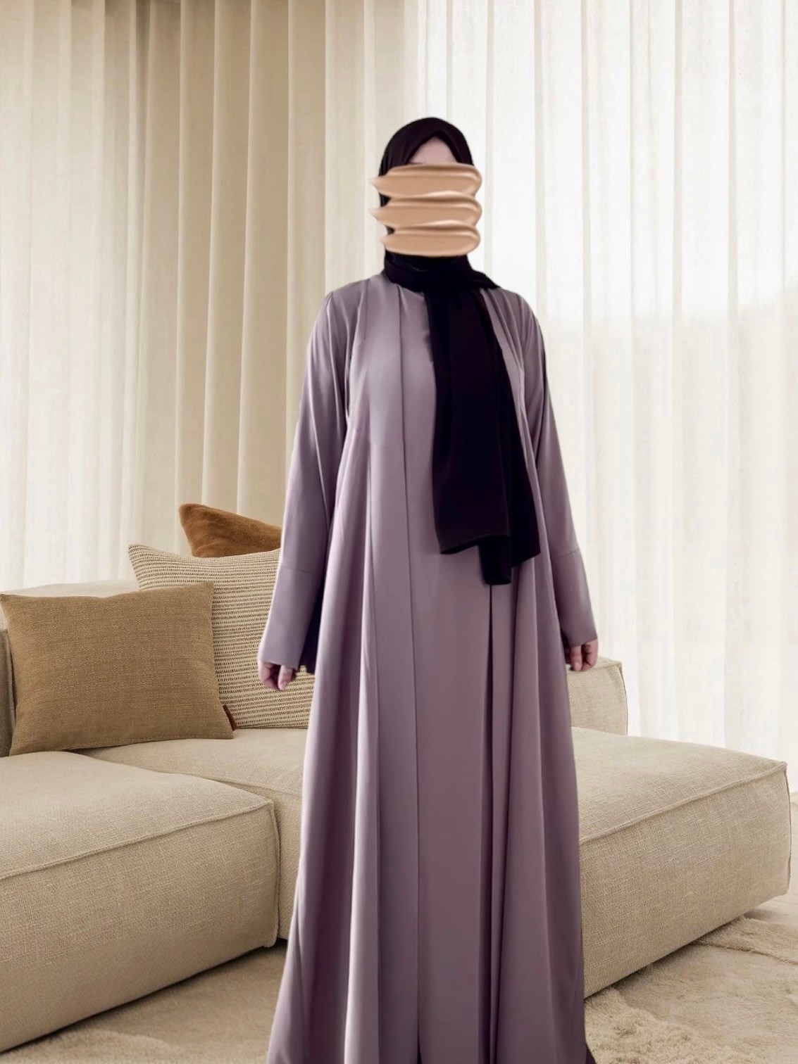 Abaya Ferace - ROSE KAHVE