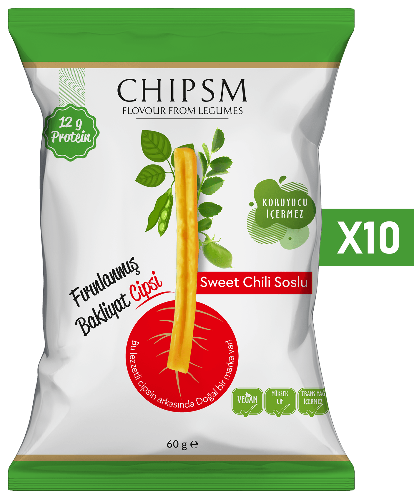 CHIPSM Sweet Chili Soslu 10'lu Paket