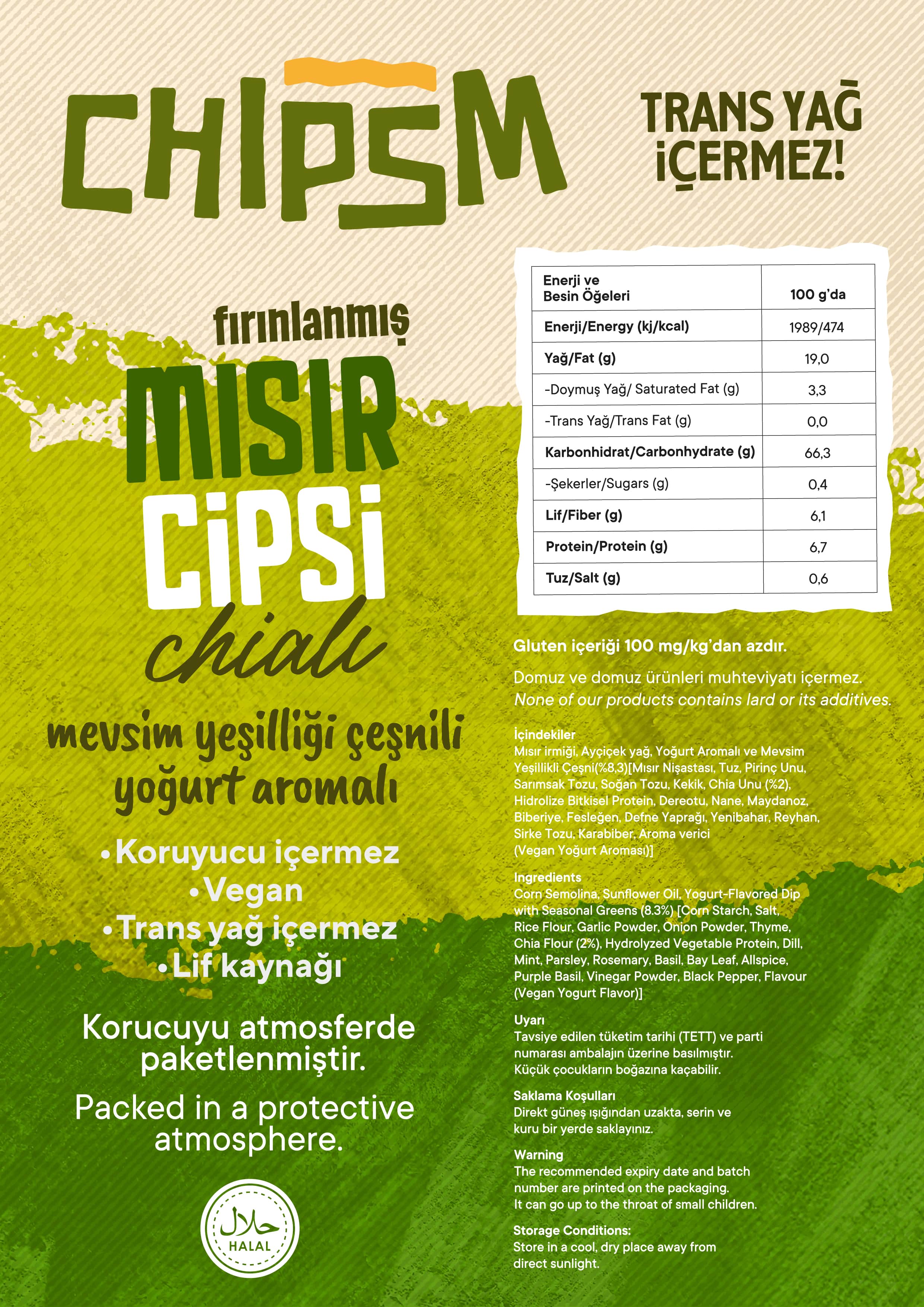 CHIPSM Mısır ve Pirinç Cips Tanışma Paketi 5'li