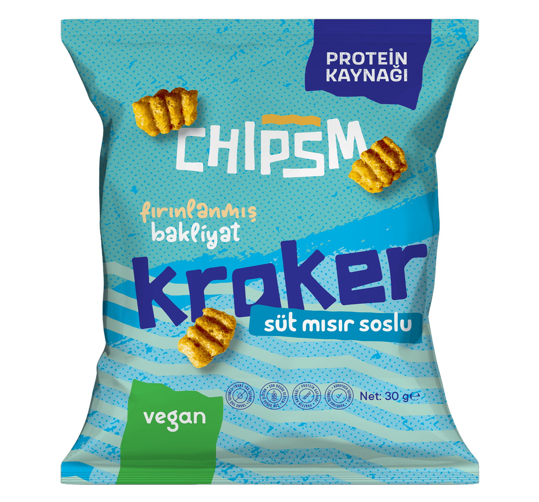 CHIPSM Süt Mısır Soslu Kraker 15'li
