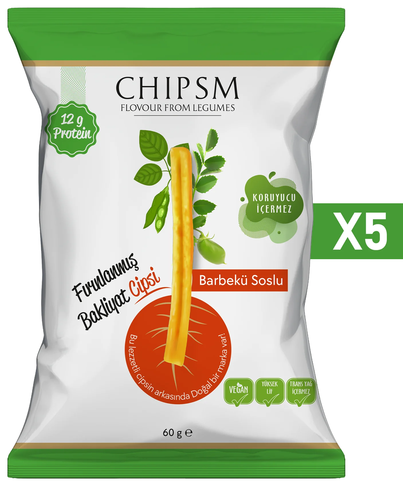 CHIPSM Barbekü Soslu 5'li Paket