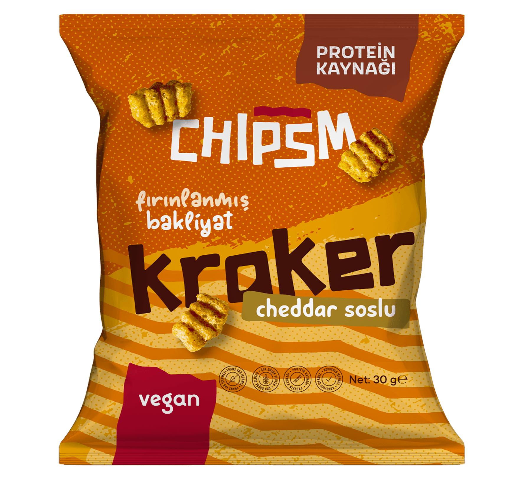CHIPSM Cheddar Soslu Kraker 15'li