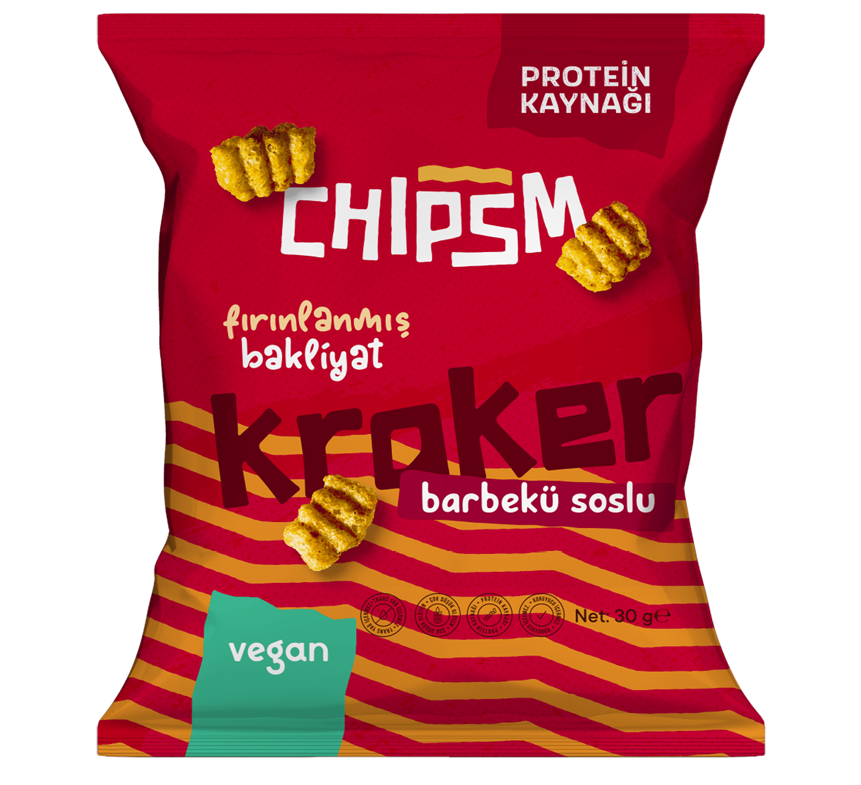 CHIPSM Barbekü Soslu Kraker 15'li