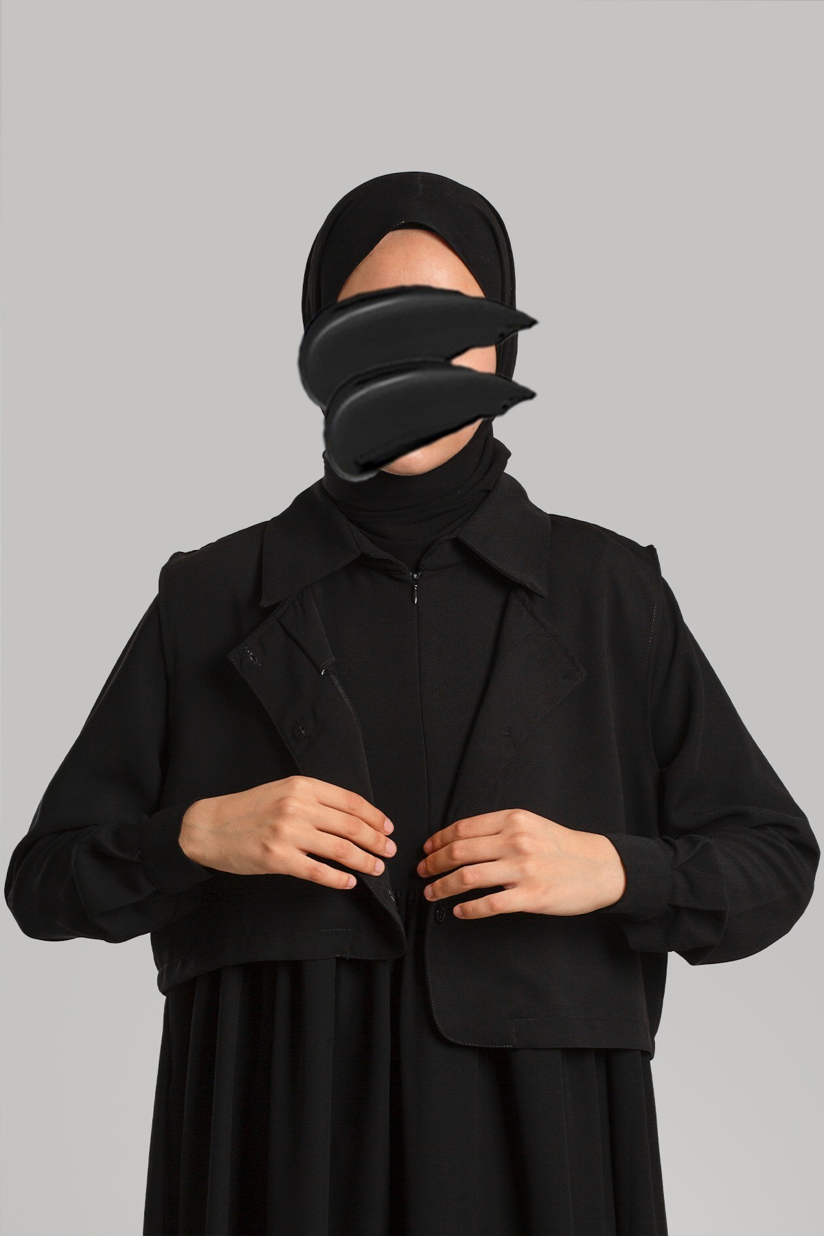 Asymmetric Abaya