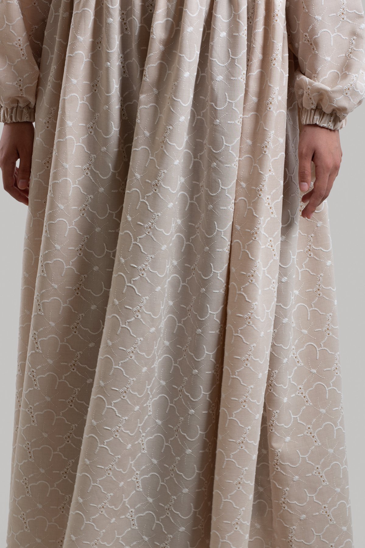 Jacquard Linen Dress