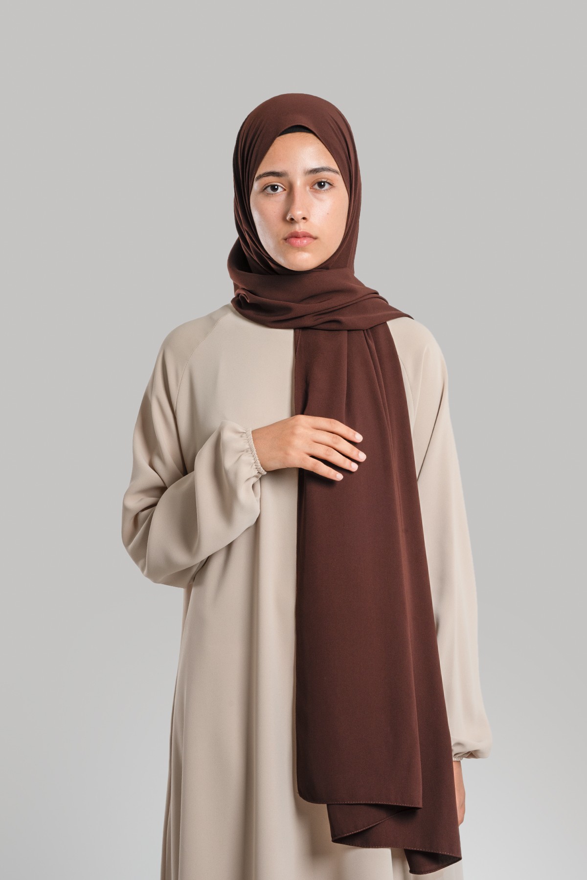 Medina Shawl - Coffee