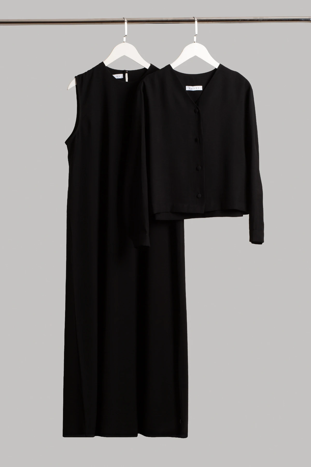 Modal Sleeveless Dress and Jacket Set