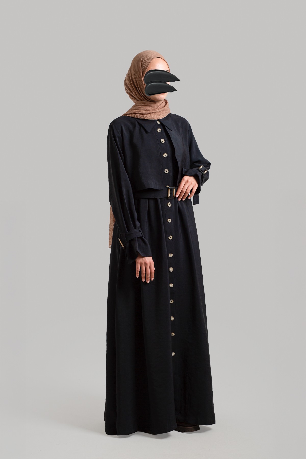 Modal Trench Dress