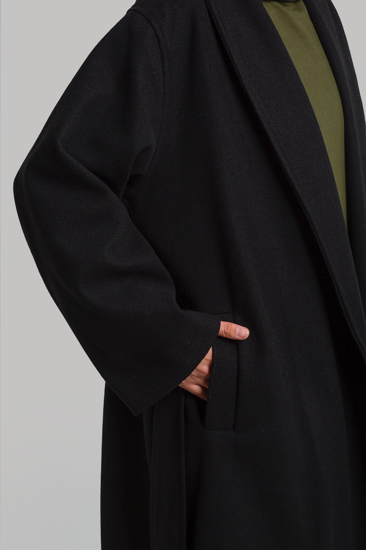 Shawl Lapel Overcoat