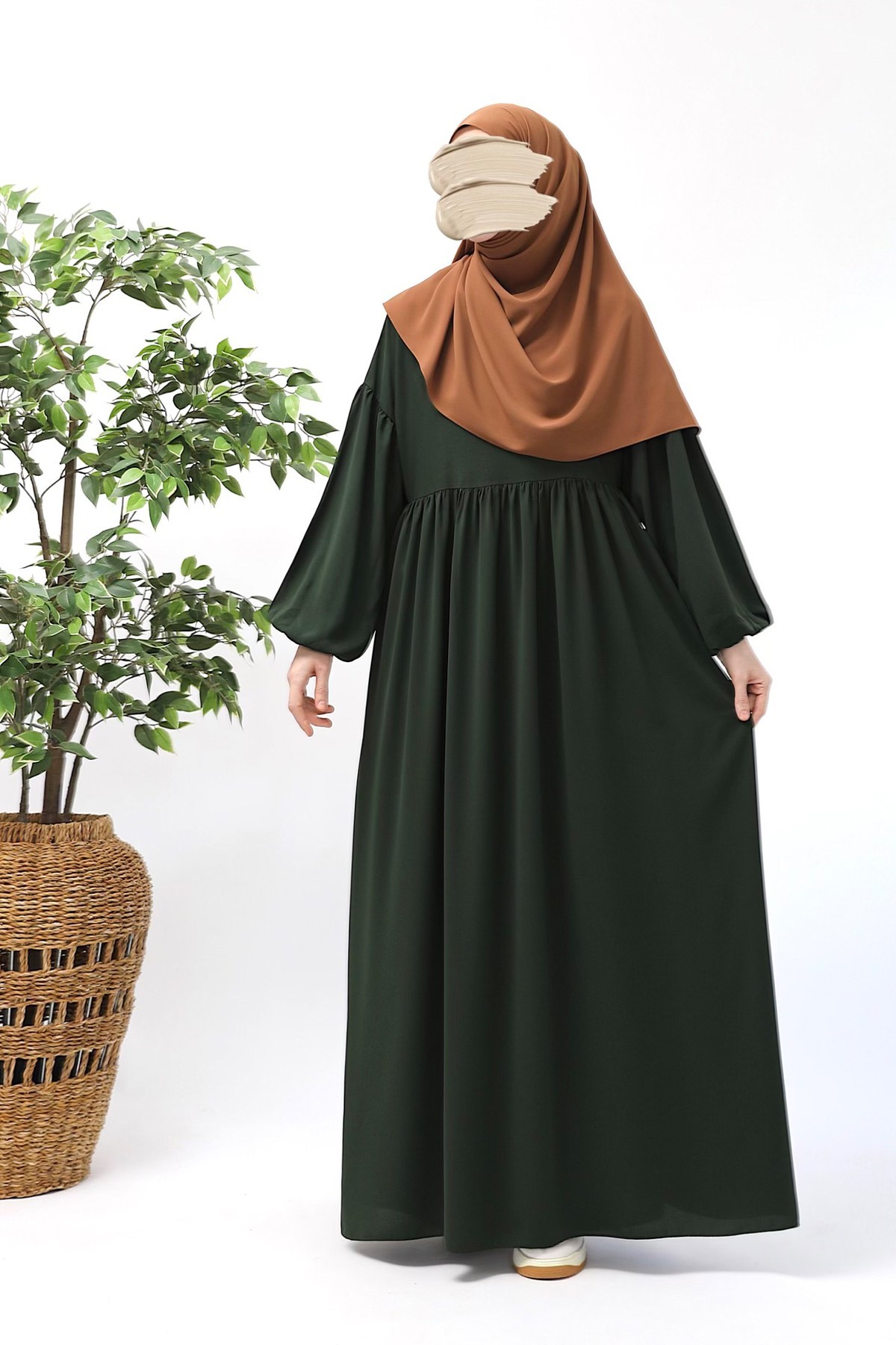 Rabia Medina Dress - Khaki