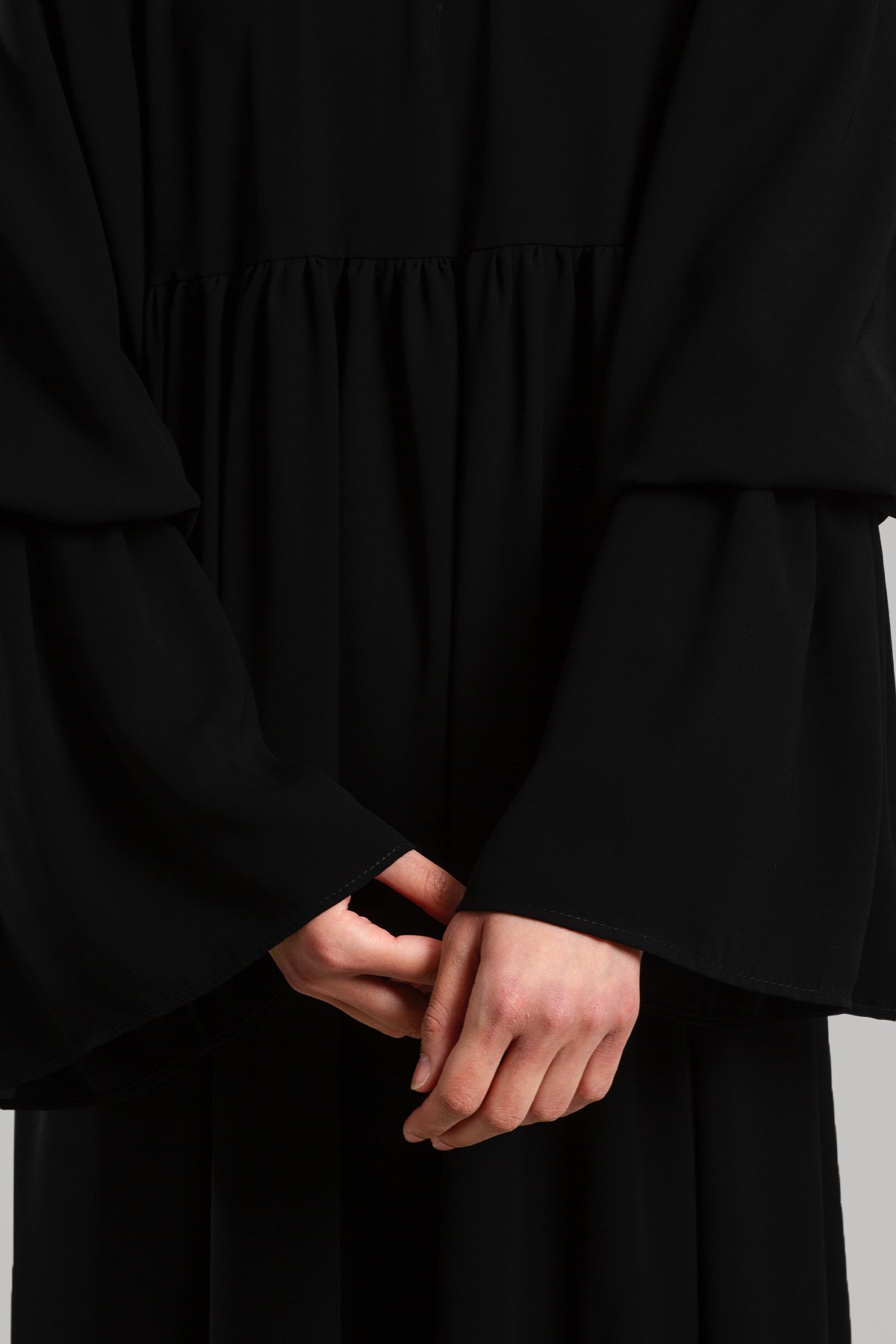 Shirred Sleeve Dress