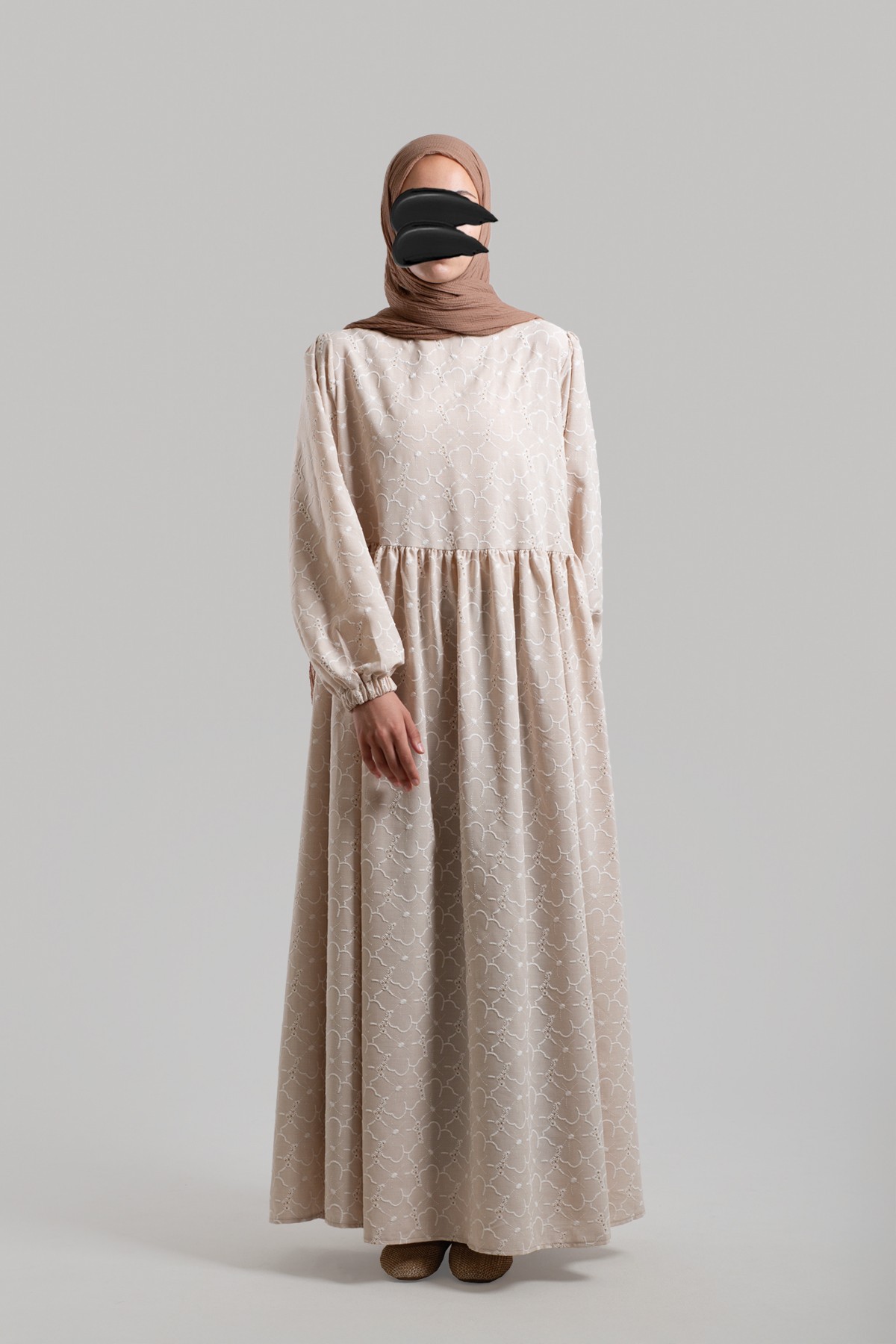 Jacquard Linen Dress