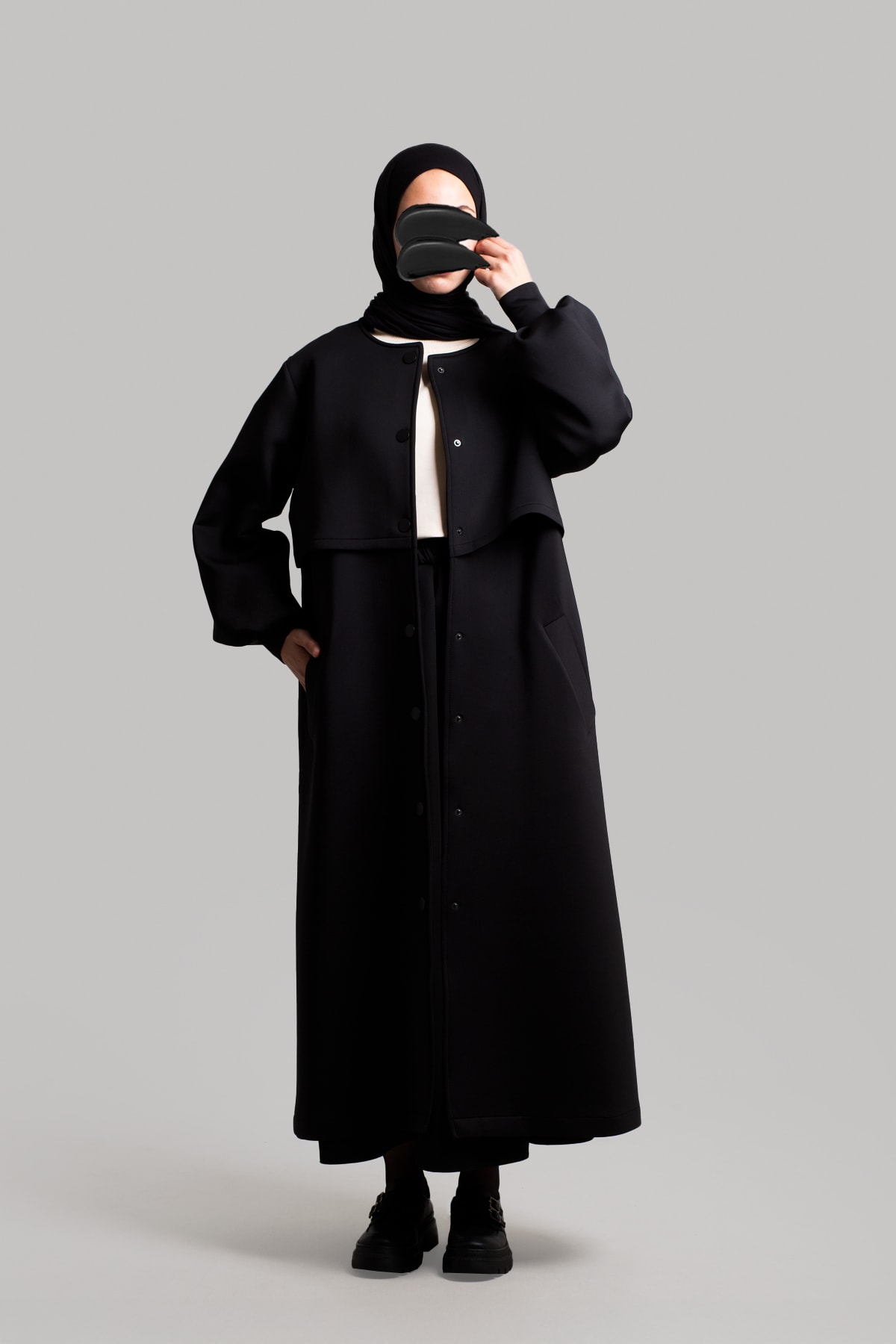 Puffy Scuba Coat