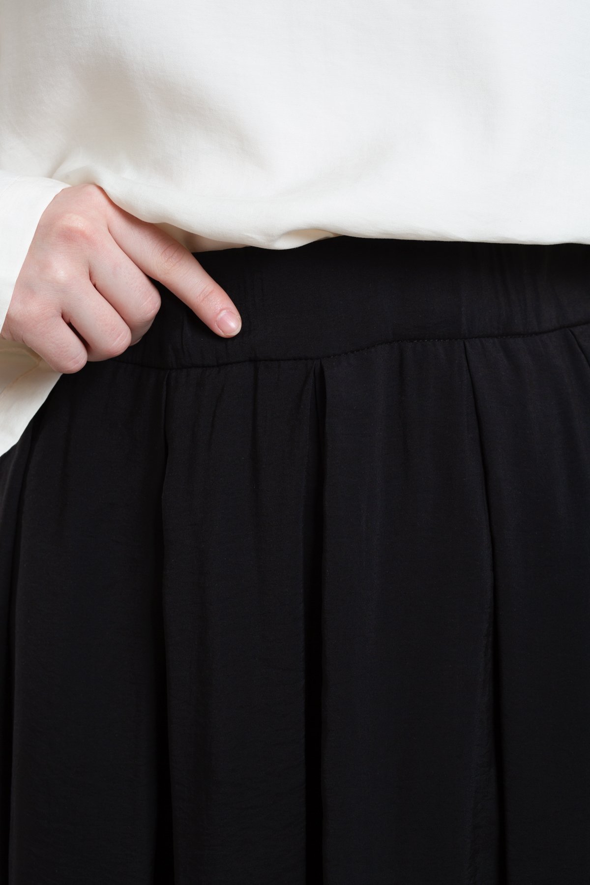 Pleated Modal Skirt