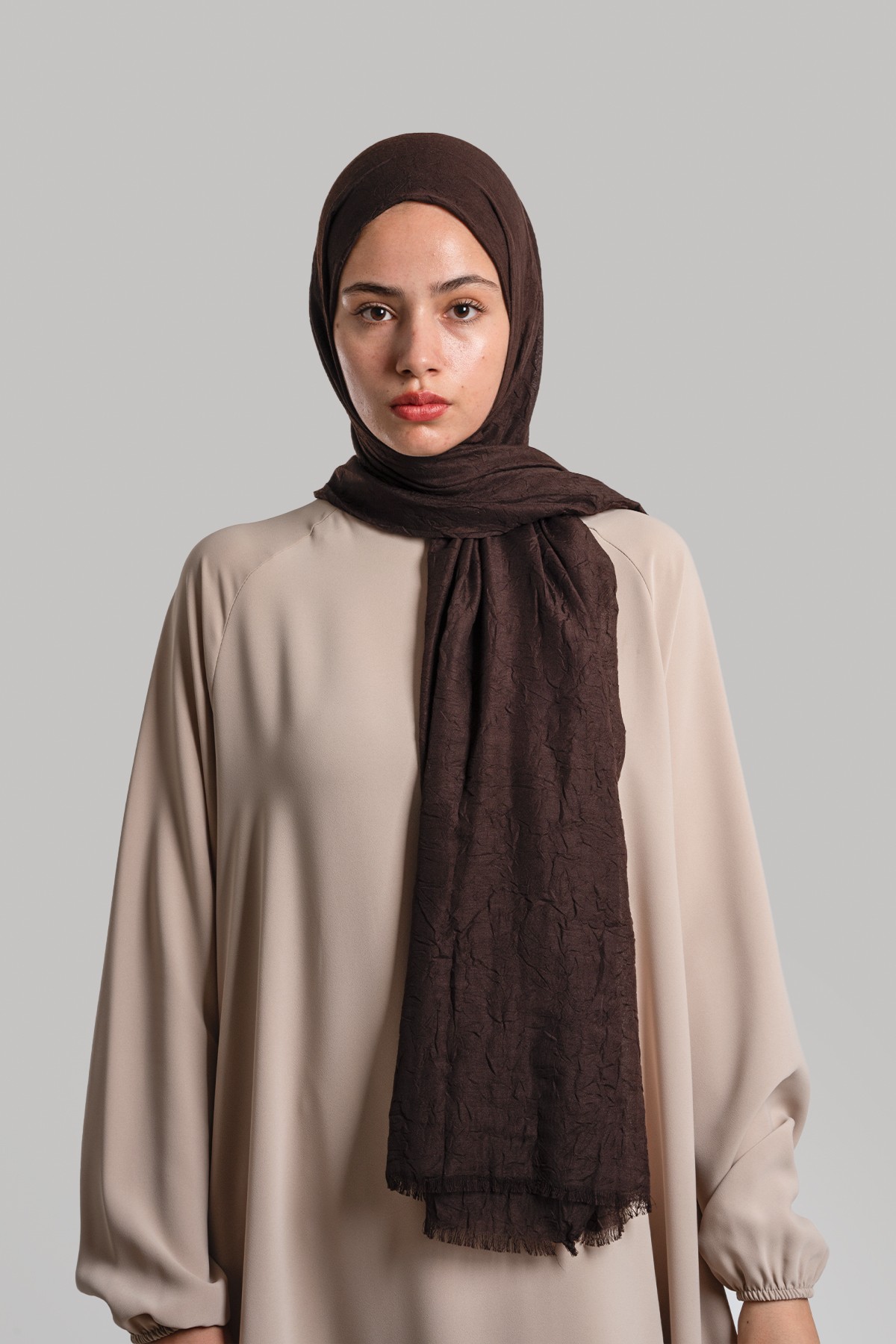 Bamboo Shawl - Coffee