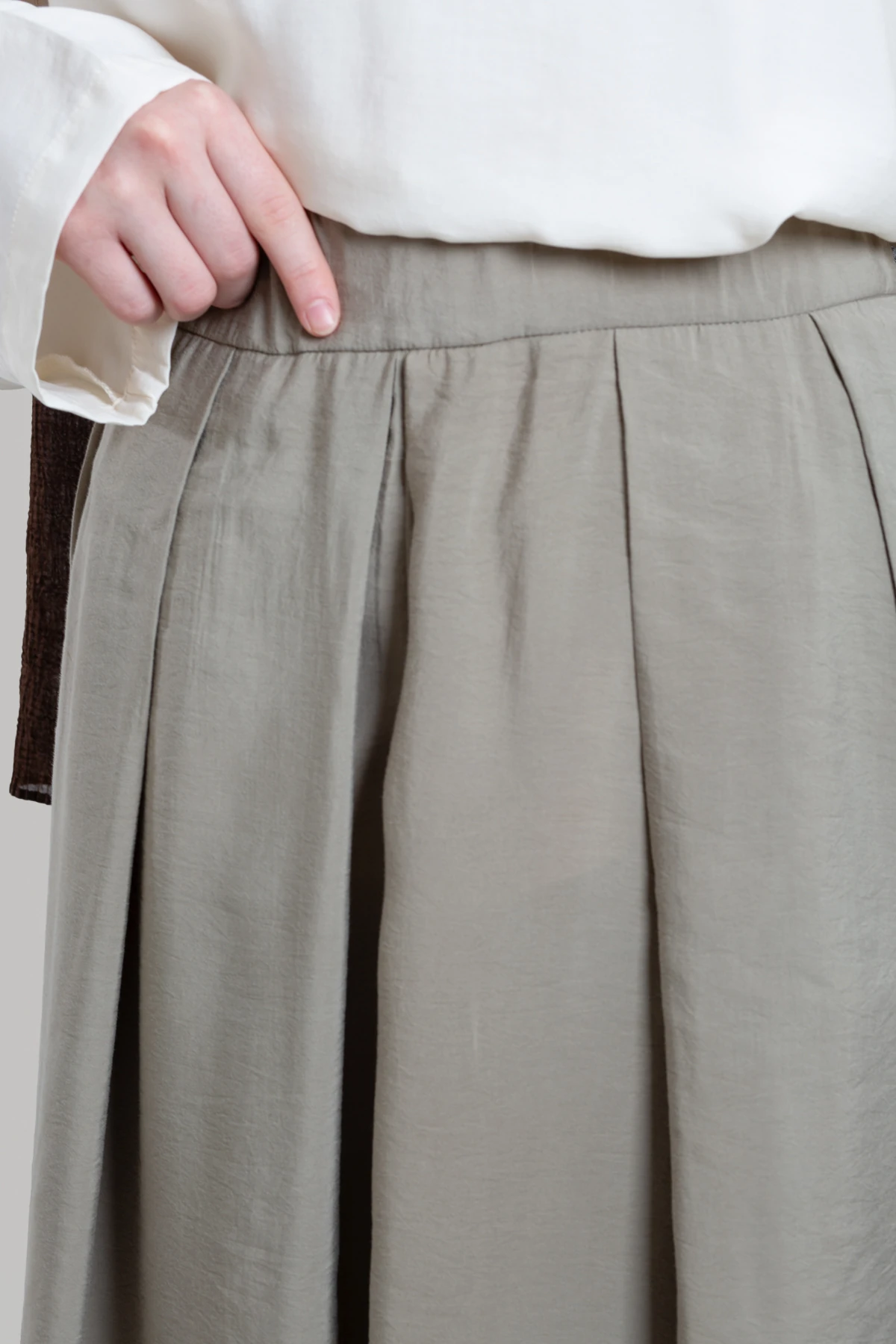 Pleated Modal Skirt