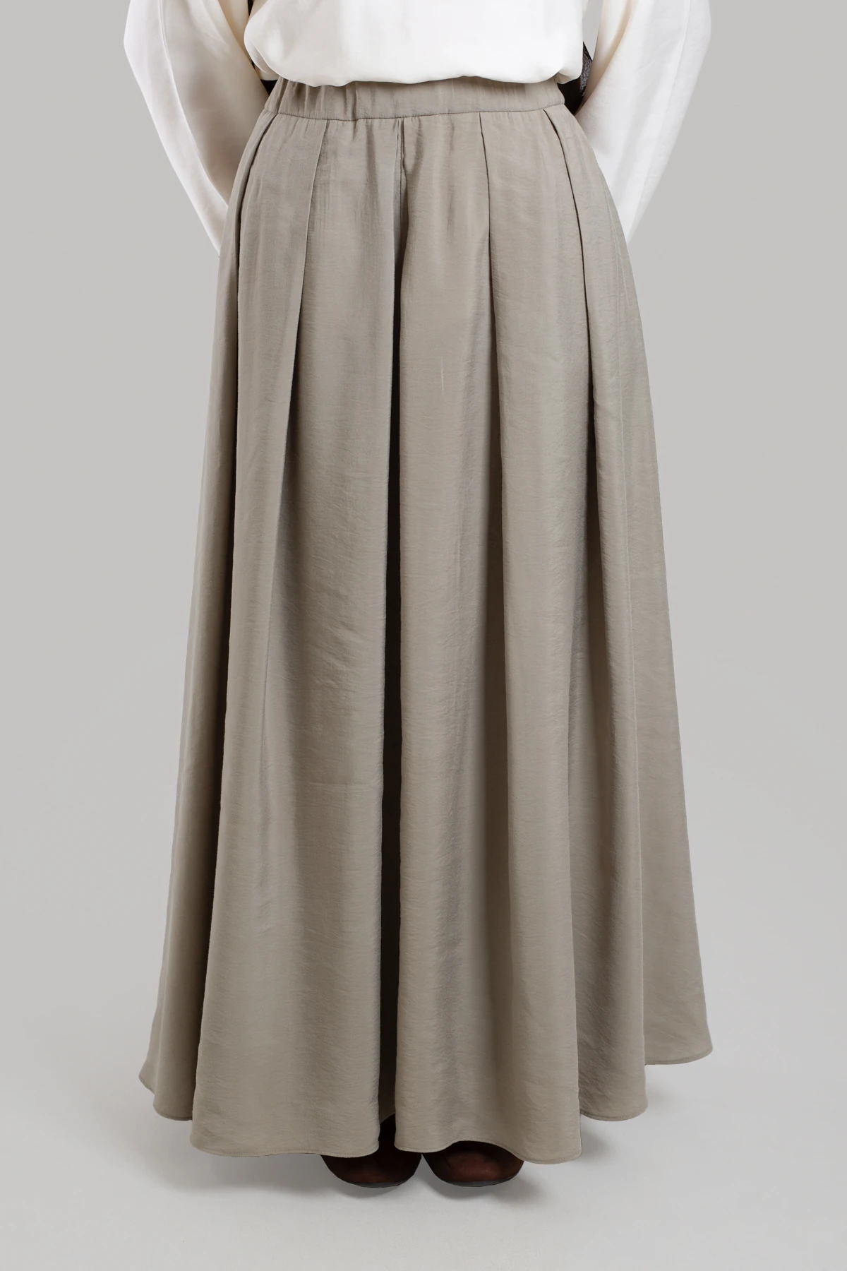 Pleated Modal Skirt