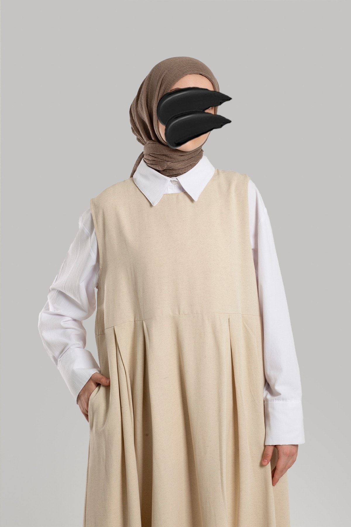 Linen Vest Dress