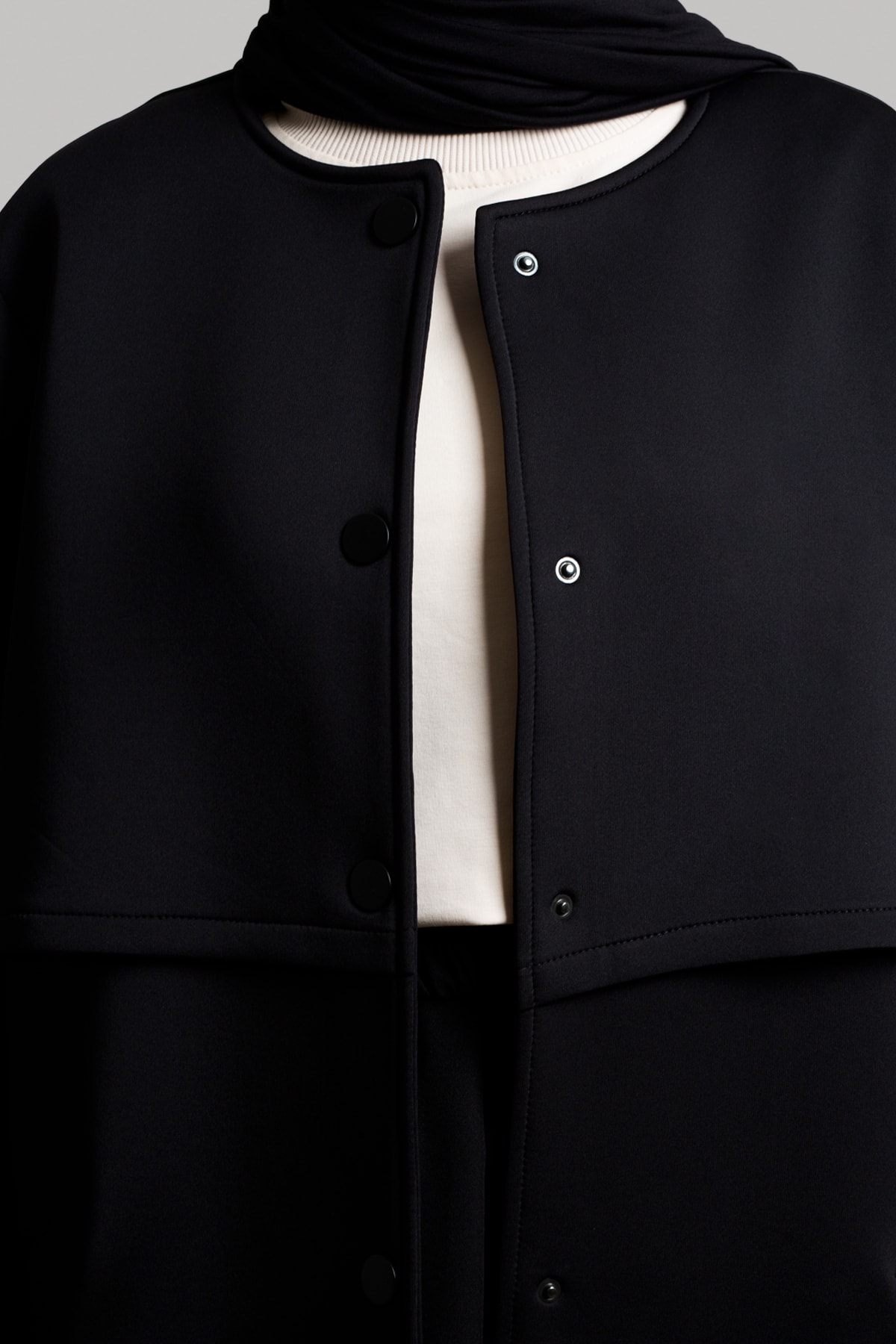 Puffy Scuba Coat