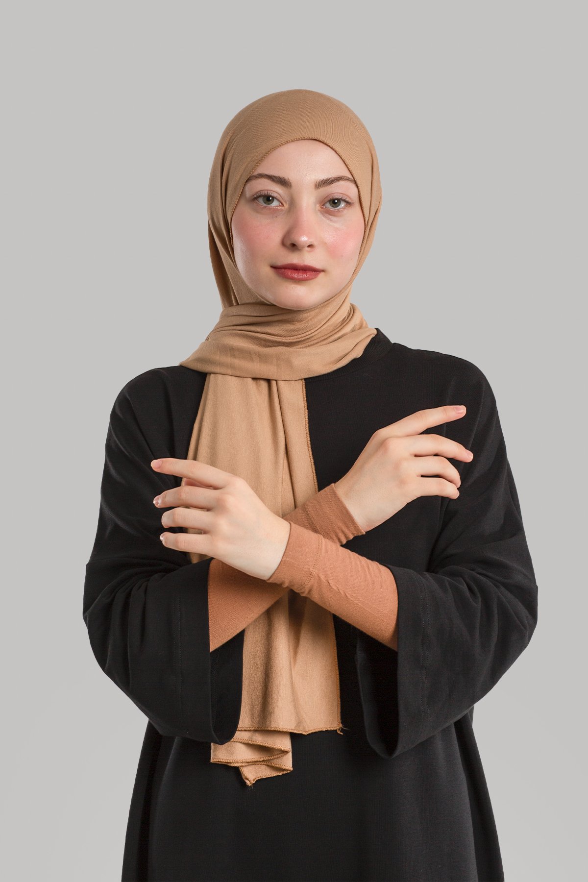 Basic Modest Sleeves - Coffee