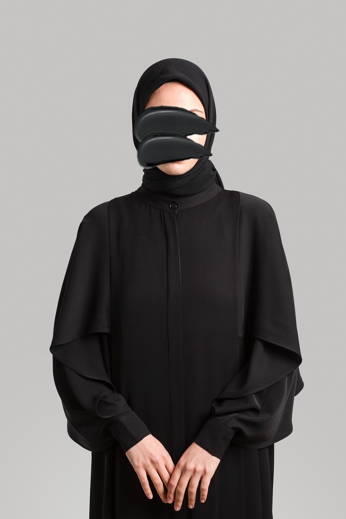 Windbreaker Sleeves Dress