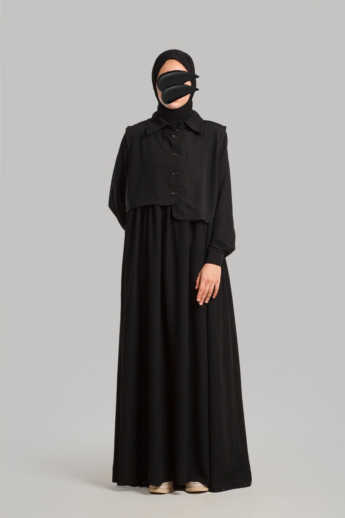Asymmetric Abaya
