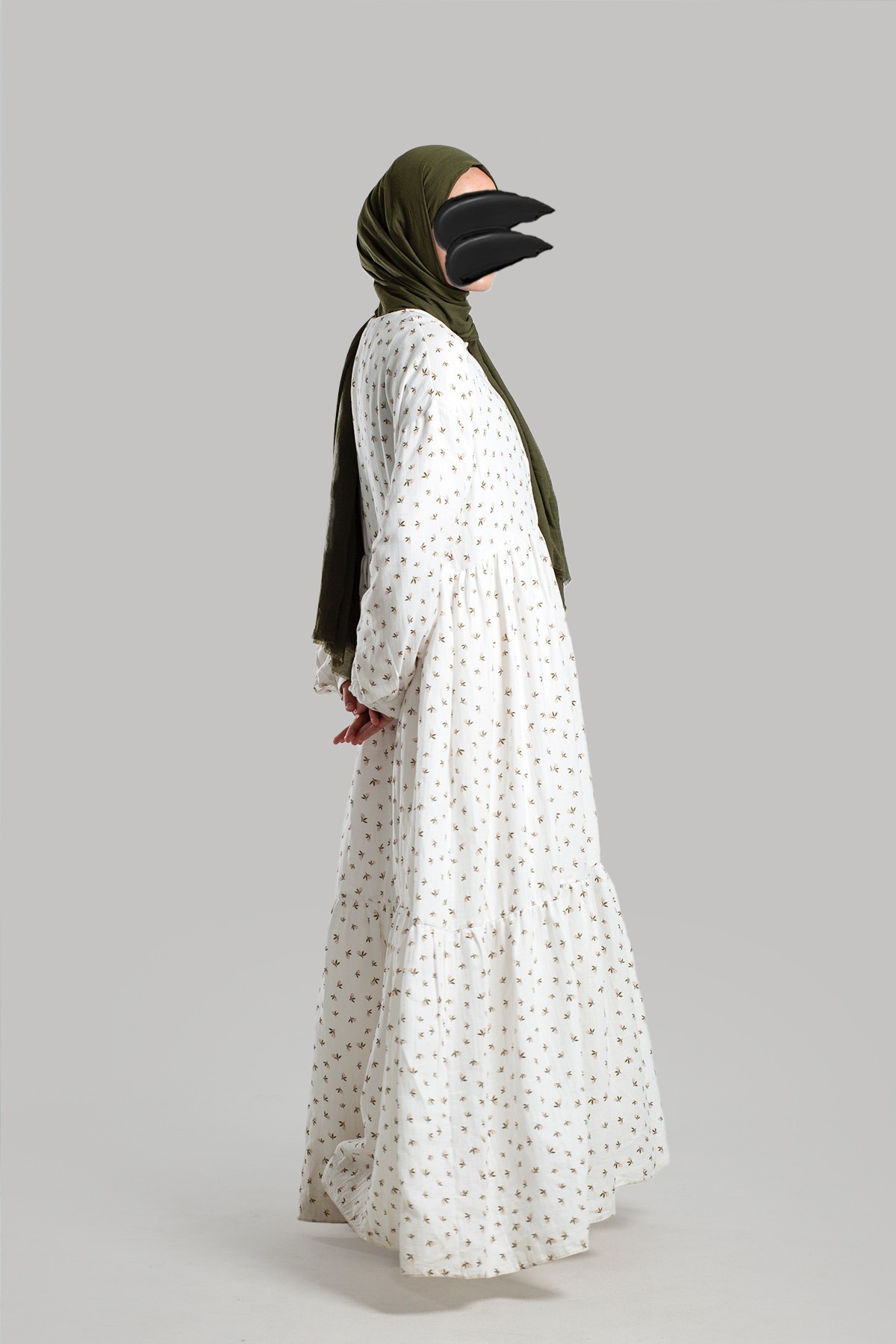 Floral Muslin Dress