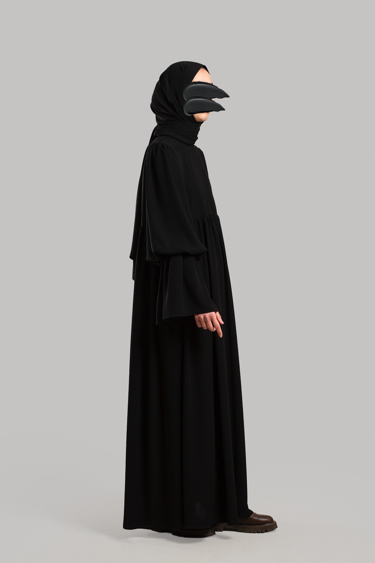 Shirred Sleeve Dress