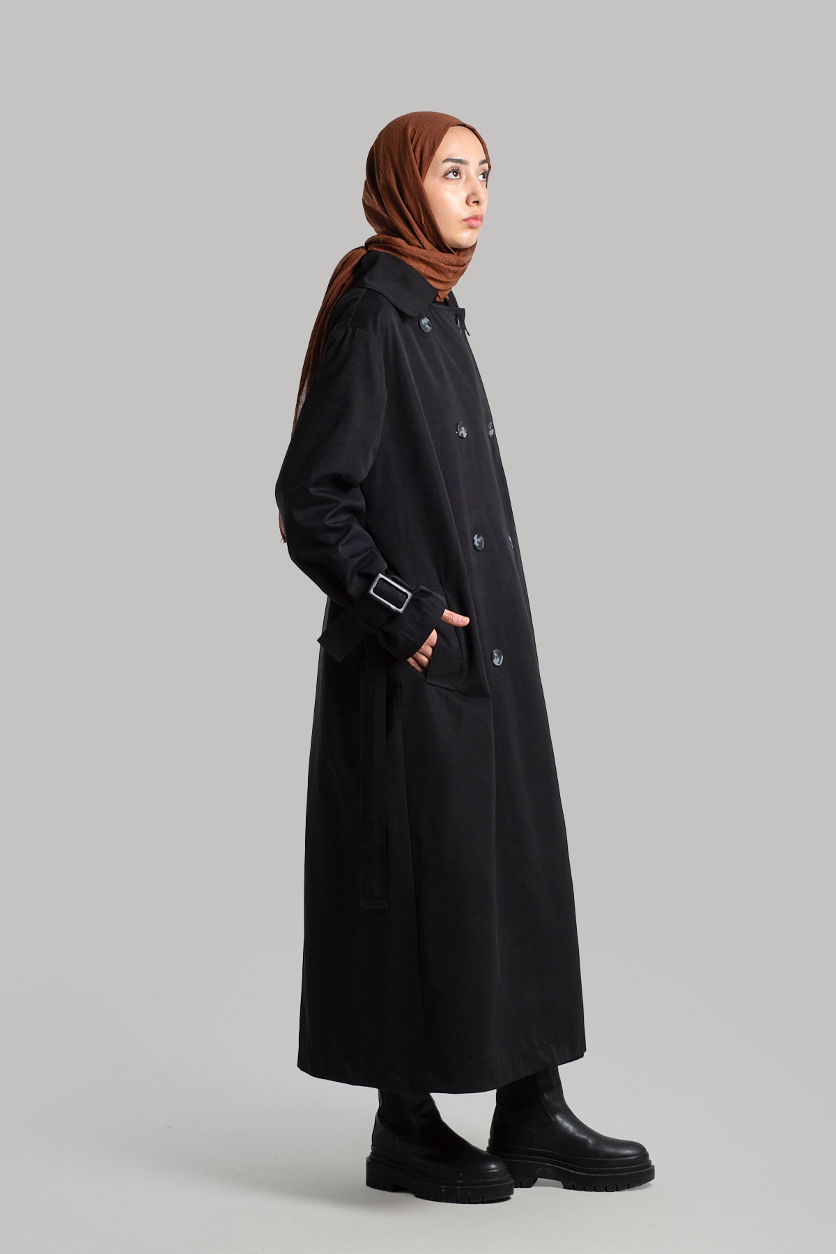 Buckle Trench Coat