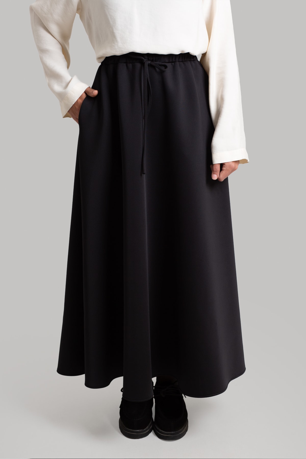 Puffy Scuba Skirt