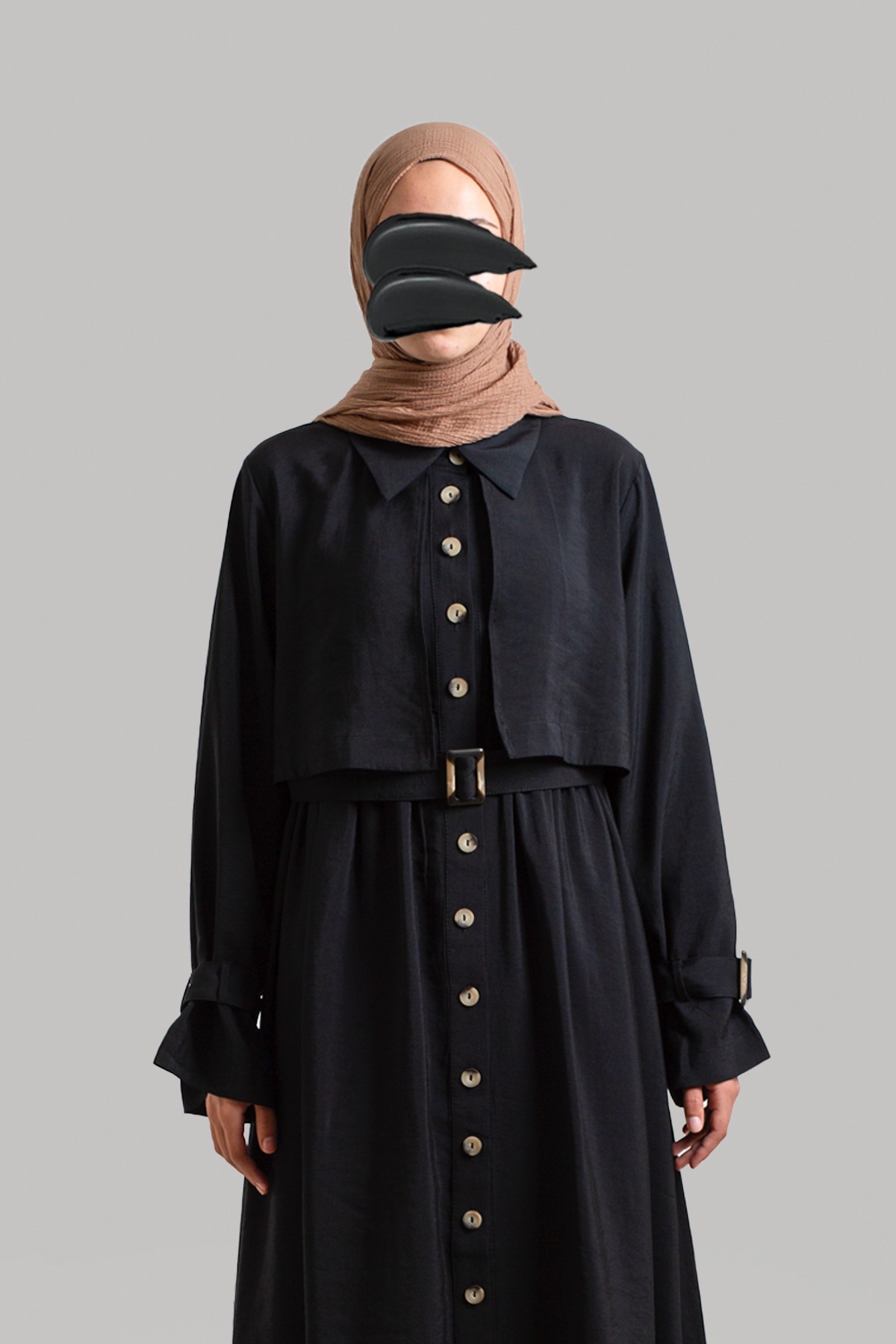 Modal Trench Dress