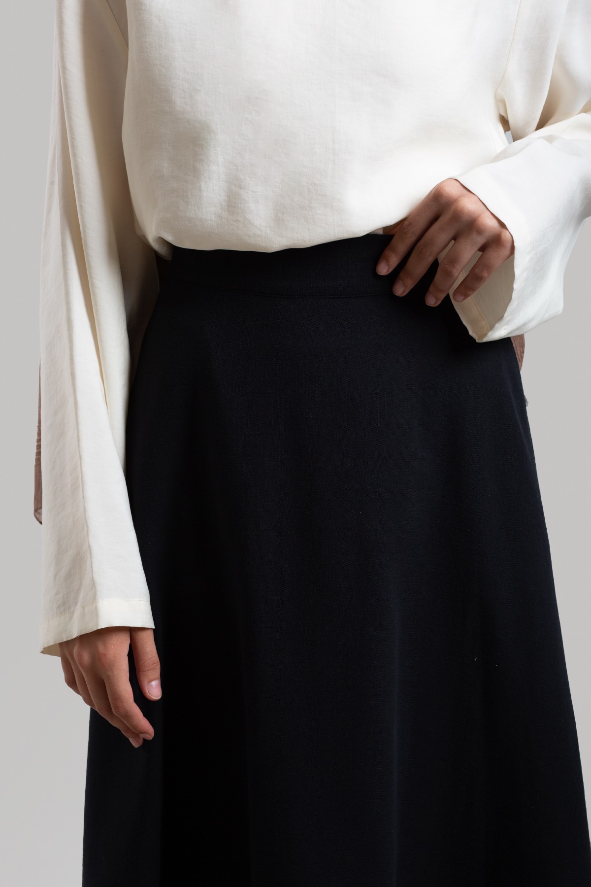 Natural Linen Skirt