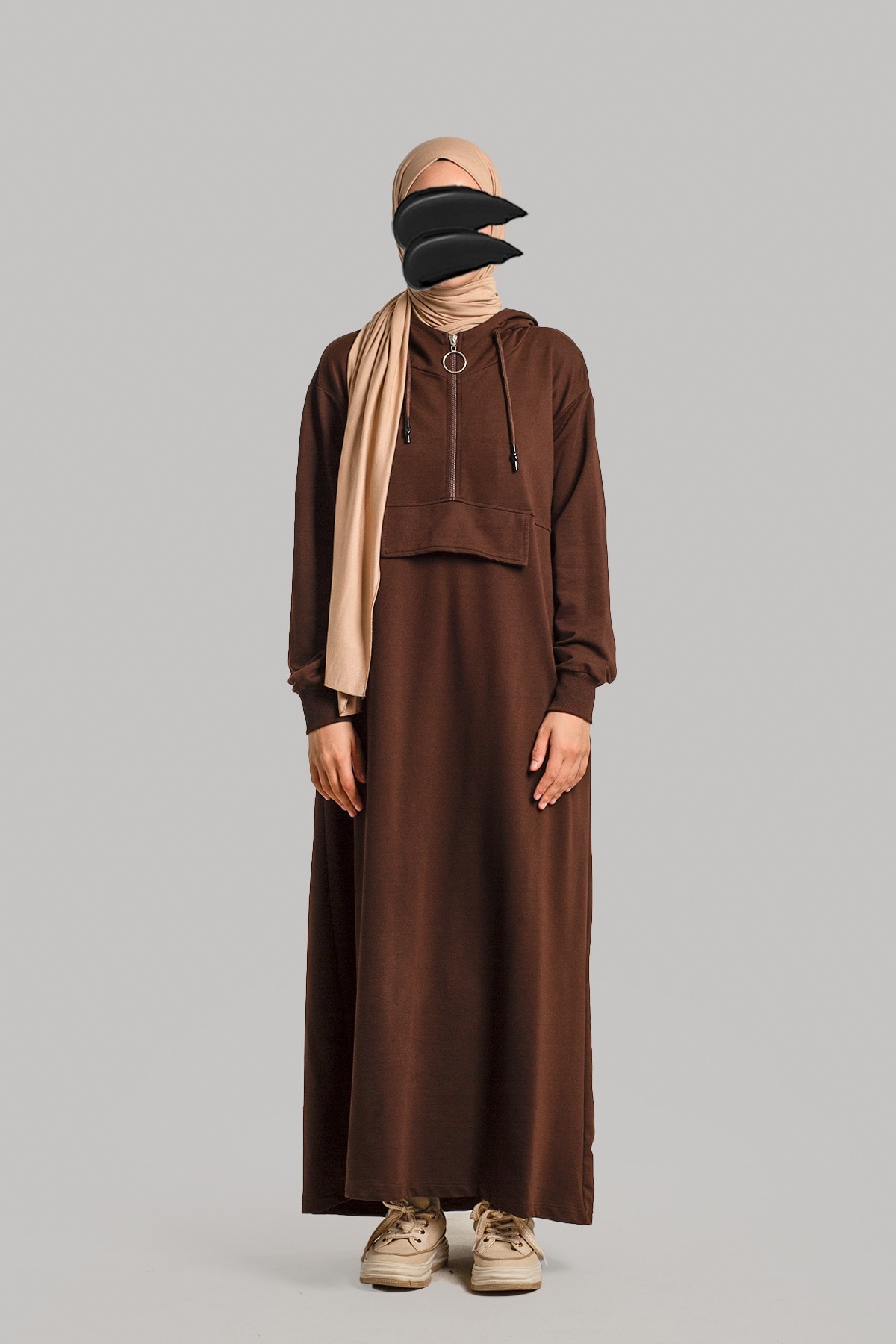 Hooded Knitted Dress