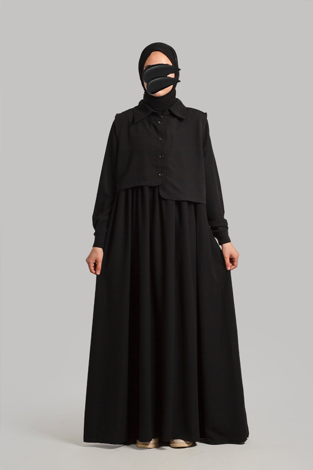 Asymmetric Abaya
