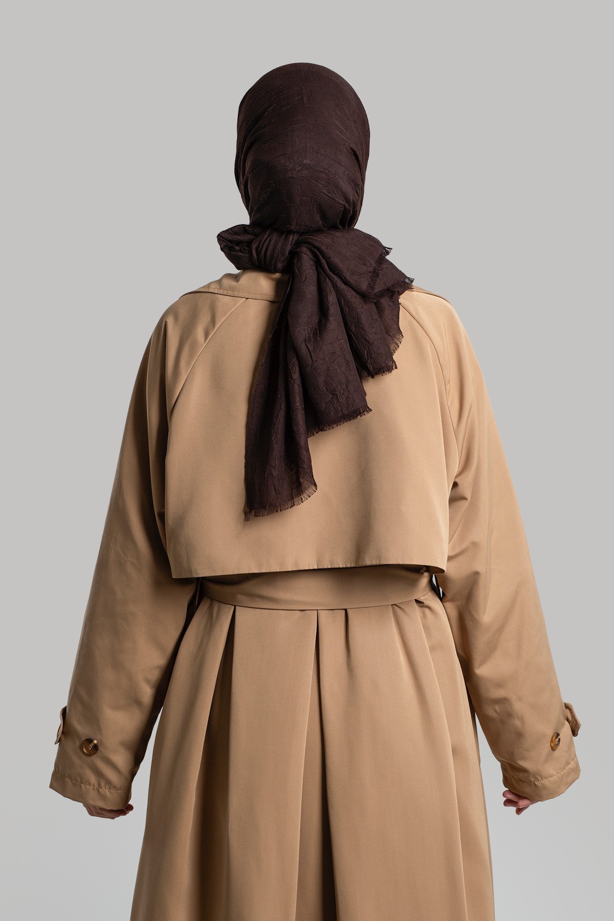 Buttoned Trench Coat