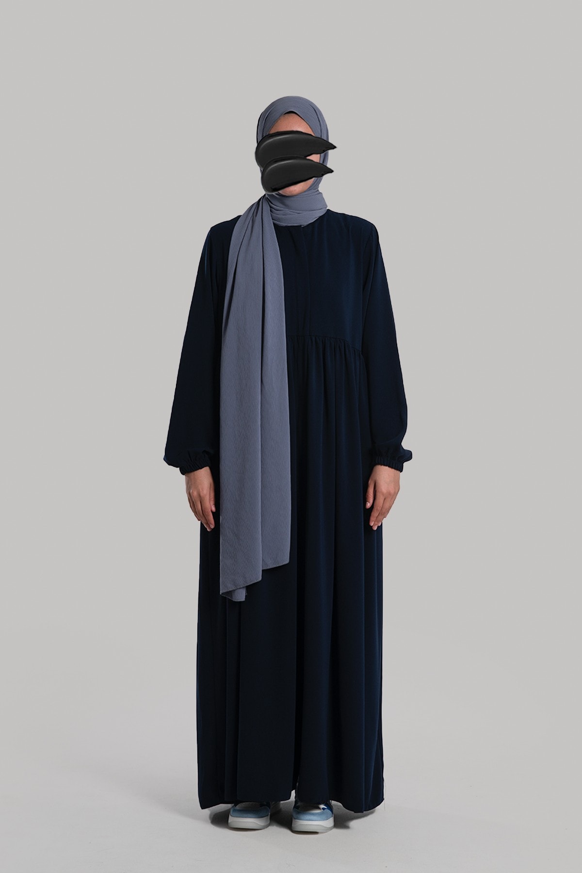 Doha Abaya - Navy Blue