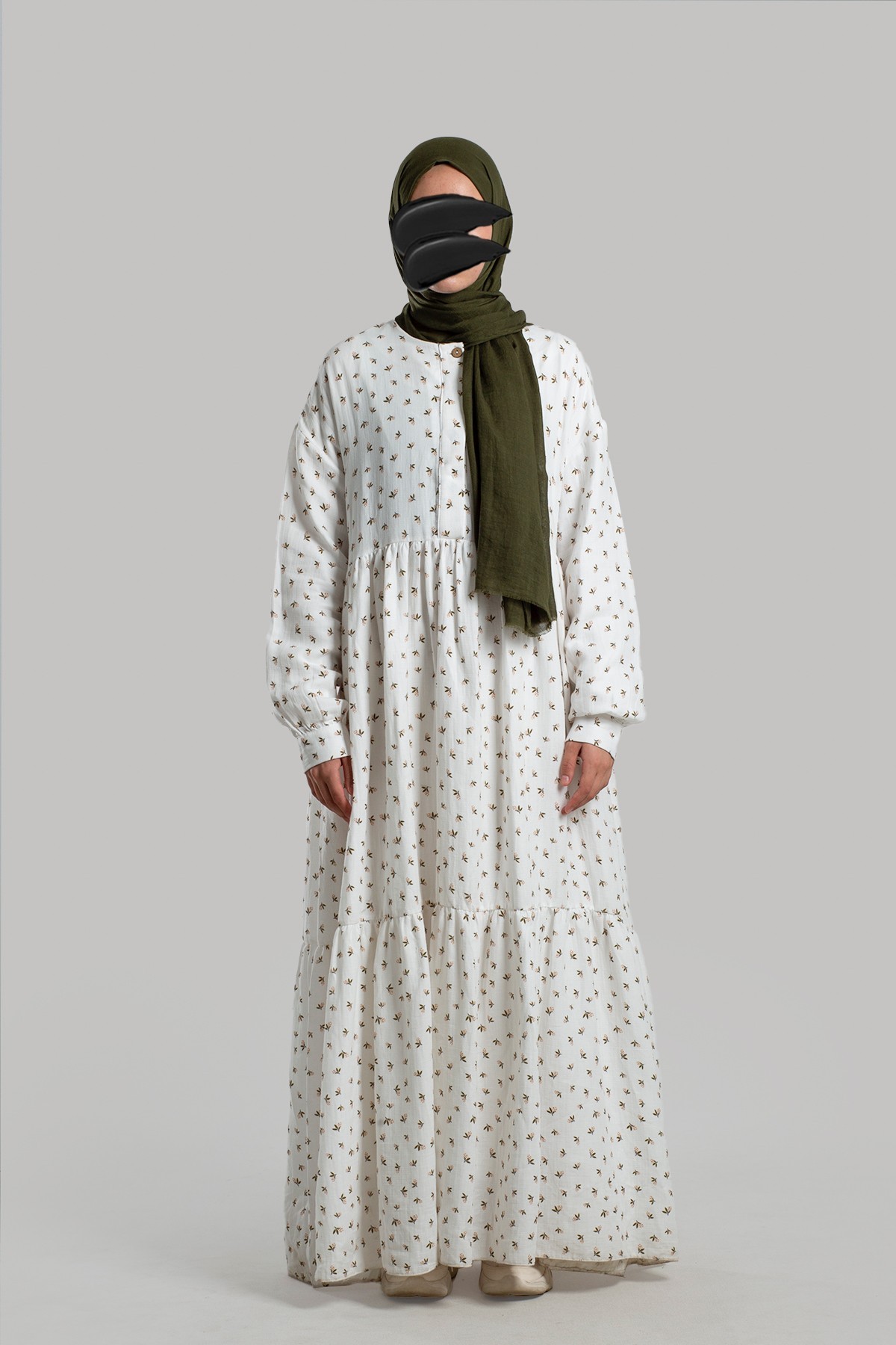 Floral Muslin Dress