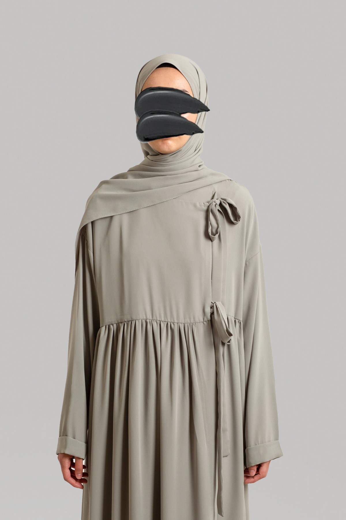 Aksa Abaya - Soft Green
