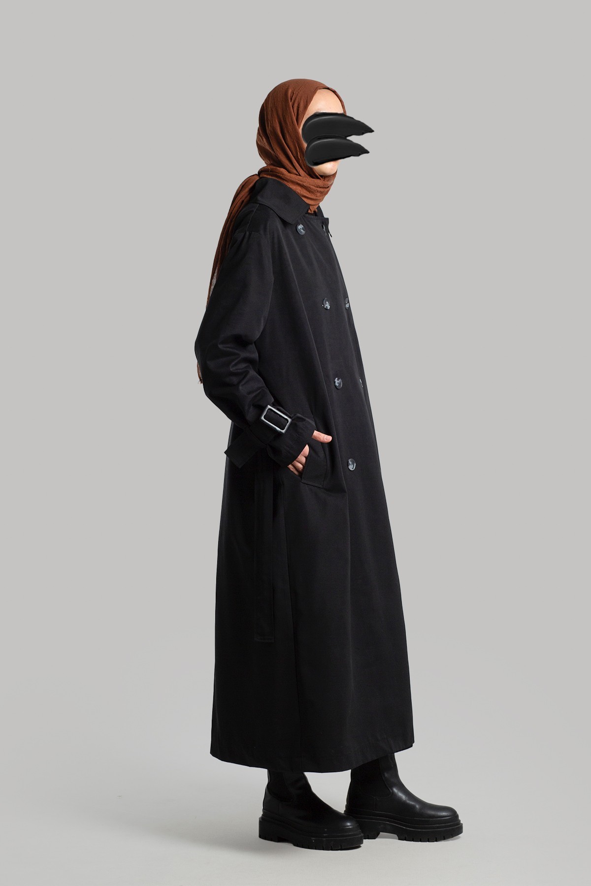 Buckle Trench Coat