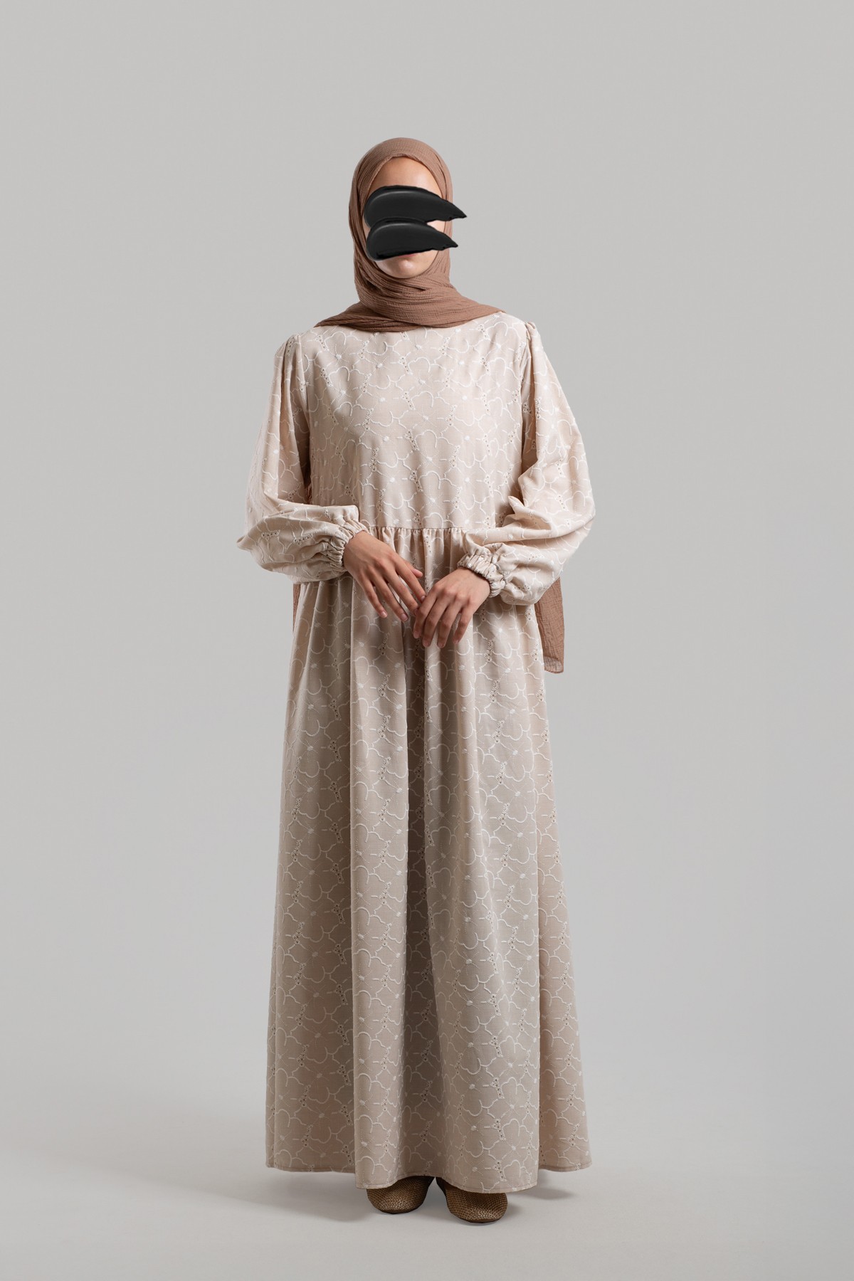 Jacquard Linen Dress