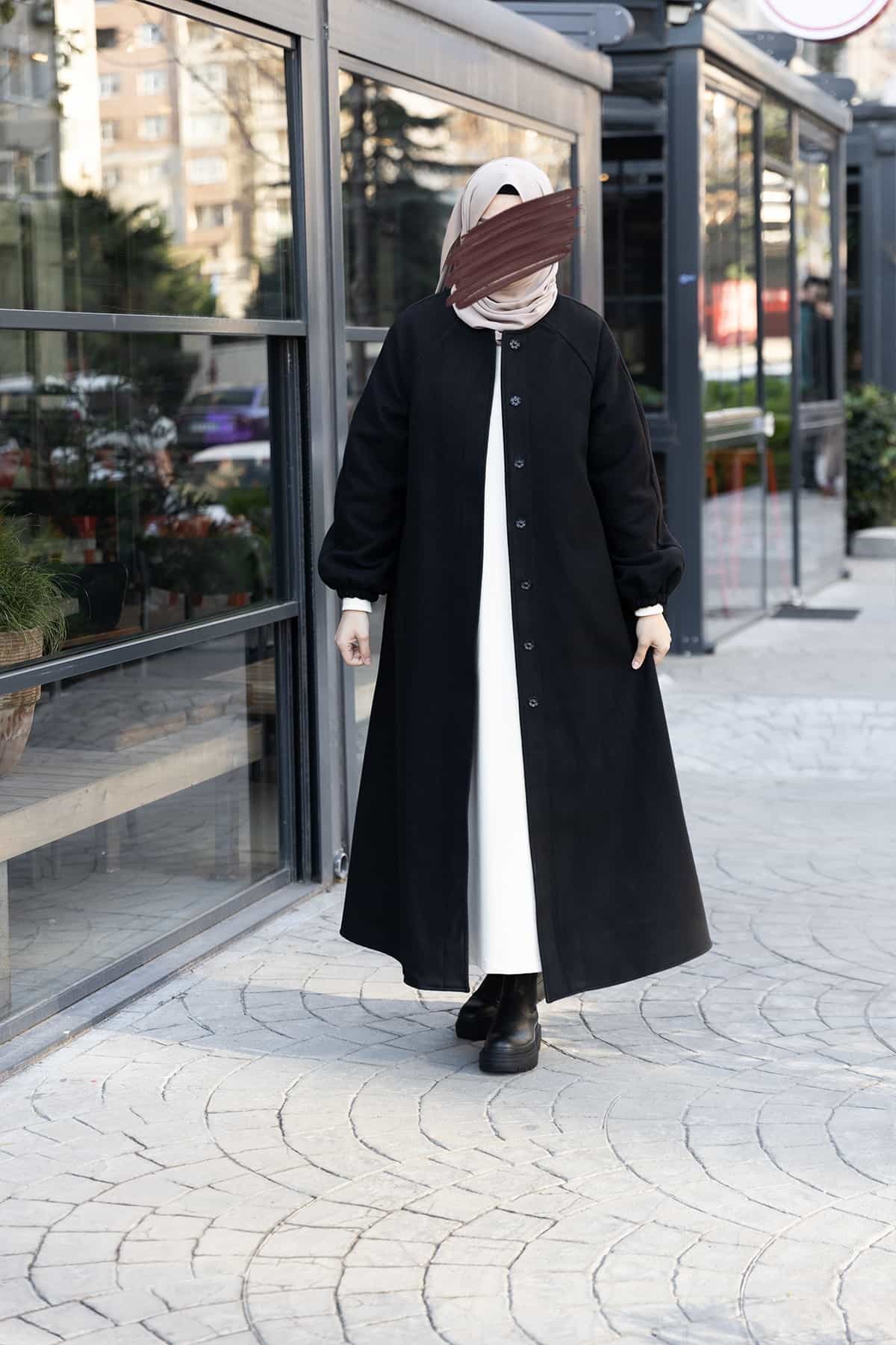 Kasha Overcoat - Black